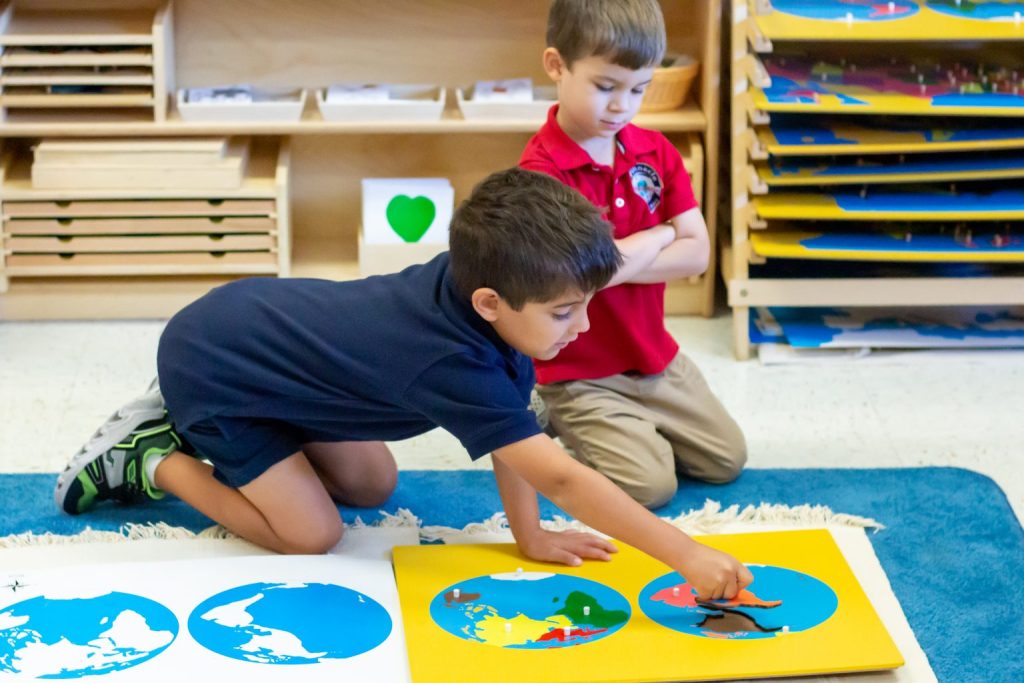 Happy children at Pinnacle Montessori of Forney, showcasing our vibrant and nurturing environment.