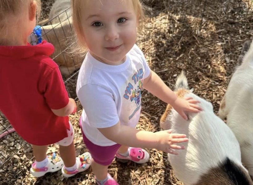 Toddler Having a great day at Pinnacle montessori of Forney