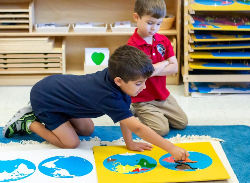 Happy children at Pinnacle Montessori of Forney, showcasing our vibrant and nurturing environment.
