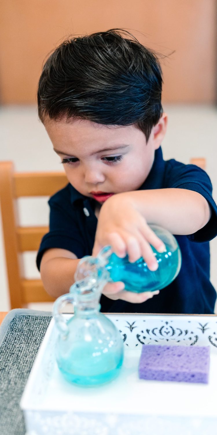 Montessori Toddlers Program at georgetown toddler learning motor skills
