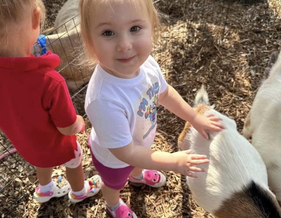 Outdoor play area at the best preschool in Saginaw