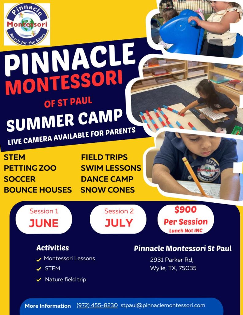 Pinnacle Montessori Summer Camp 2024